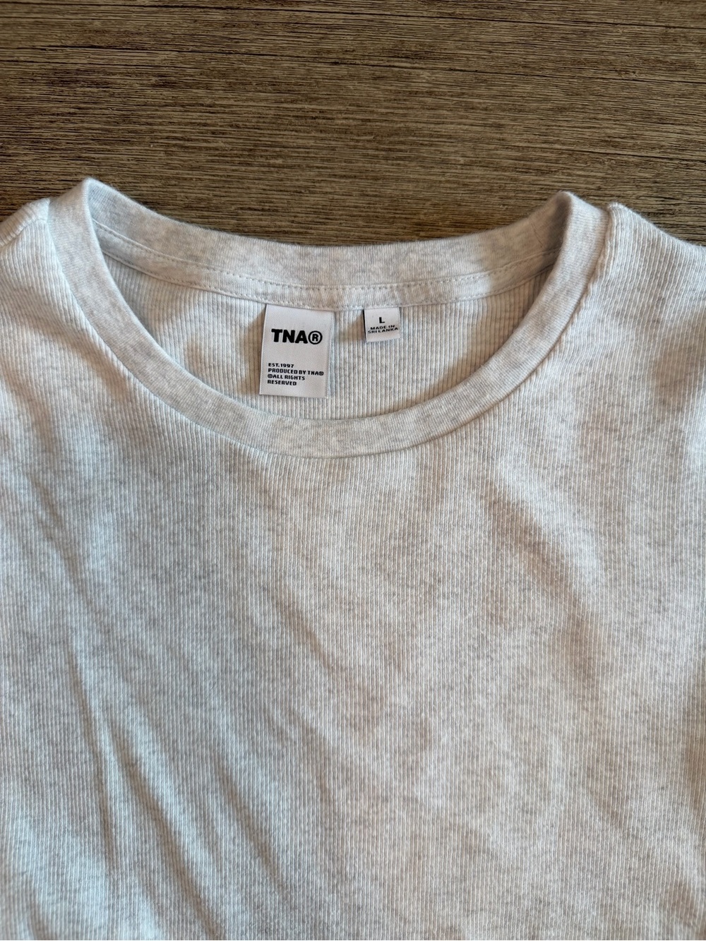 TNA Ribbed Baby Tee - Picture 2 of 3